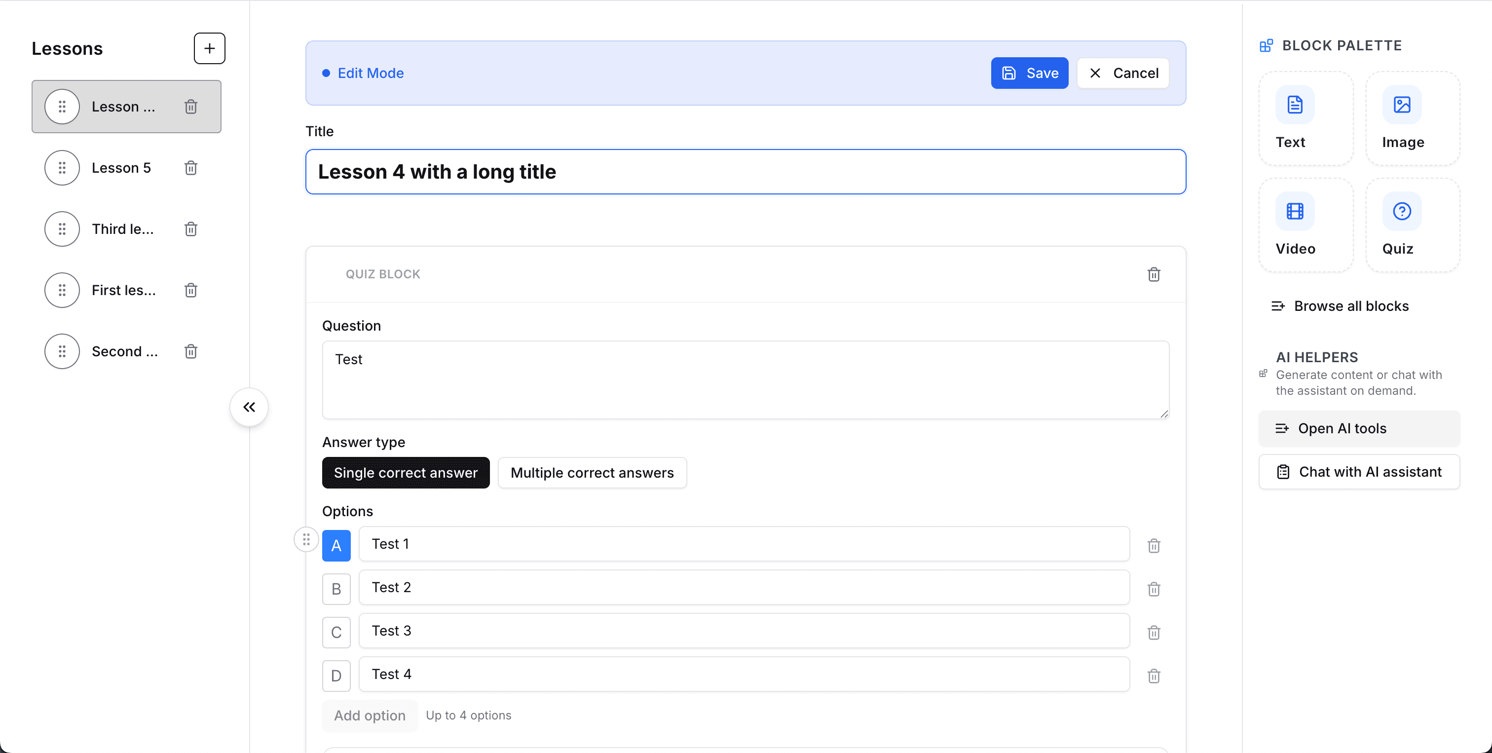 Canvas workspace placeholder preview